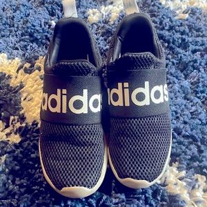 Black and white adidas slip on sneakers size 13